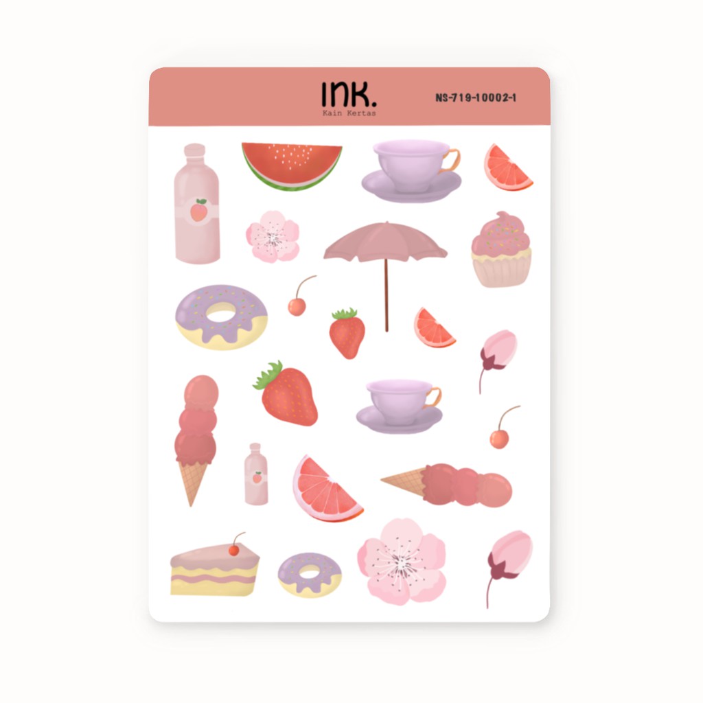 

Tea Time Sticker - Journal & Decor Stiker (NS-719-10002-1)