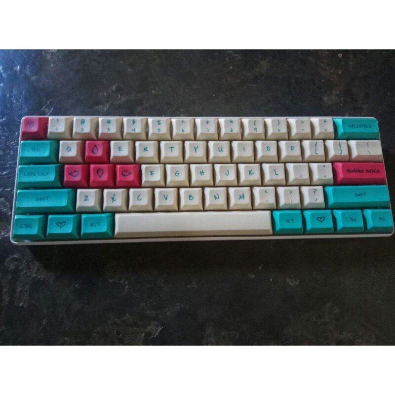 VortexSeries vx5 full keycaps pbt