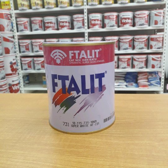 

Termurah!!! CAT FTALIT 1 KG WARNA STANDARD GLOSS - CAT BESI DAN KAYU KANSAI PAINT
