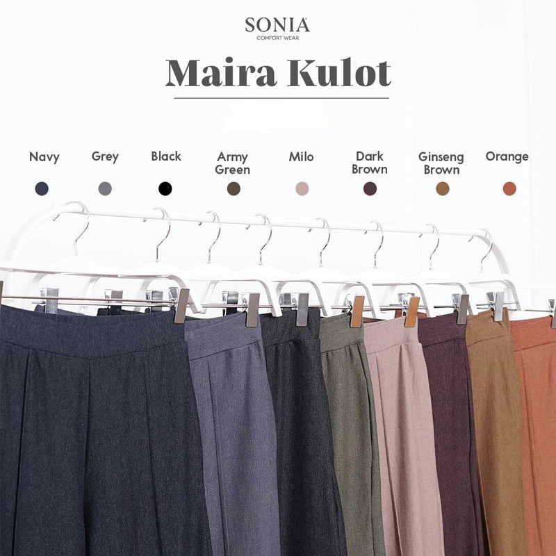 SONIA Maira Kulot Denim C1469 Celana Panjang Kulot Denim Wanita Highwaist Premium / KULOT JEANS-3