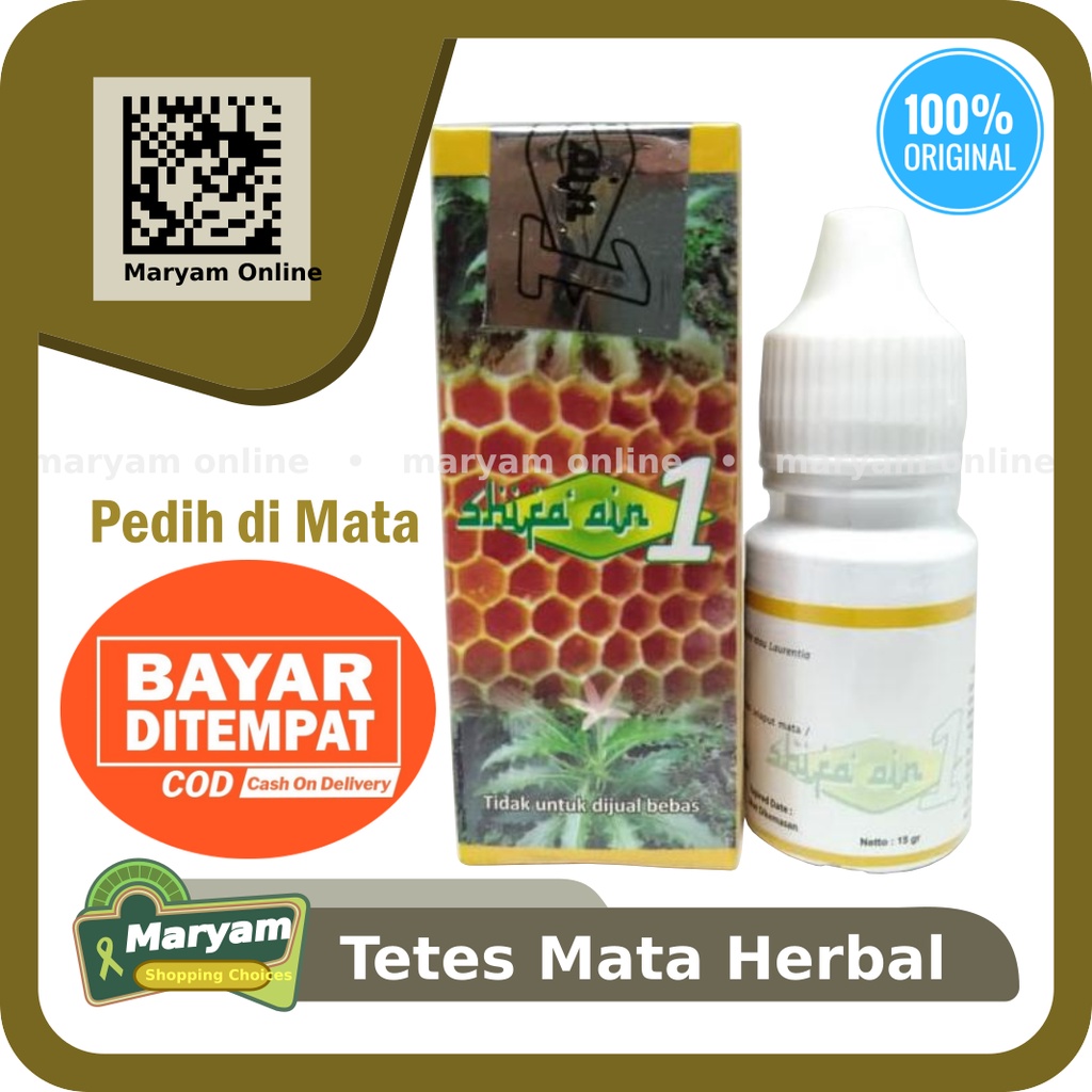 Tetes Mata Shifa Ain 1 / Syifa Aini 1 Obat Herbal Tetes Mata Untuk Terapi dan Perawatan