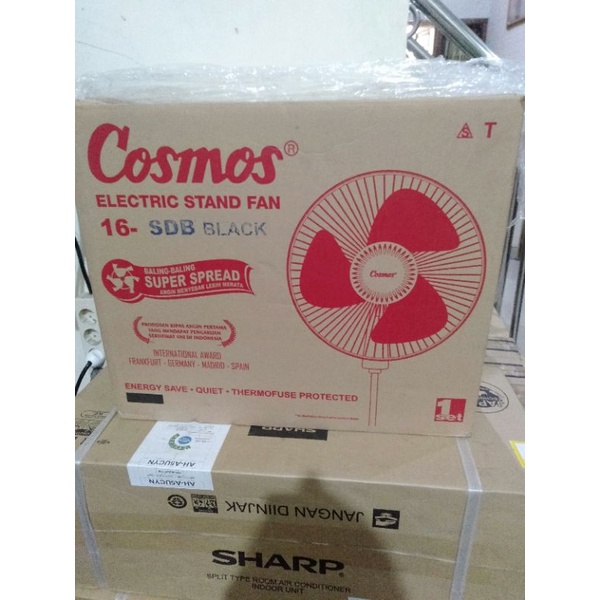 kipas angin cosmos standing fan 16"