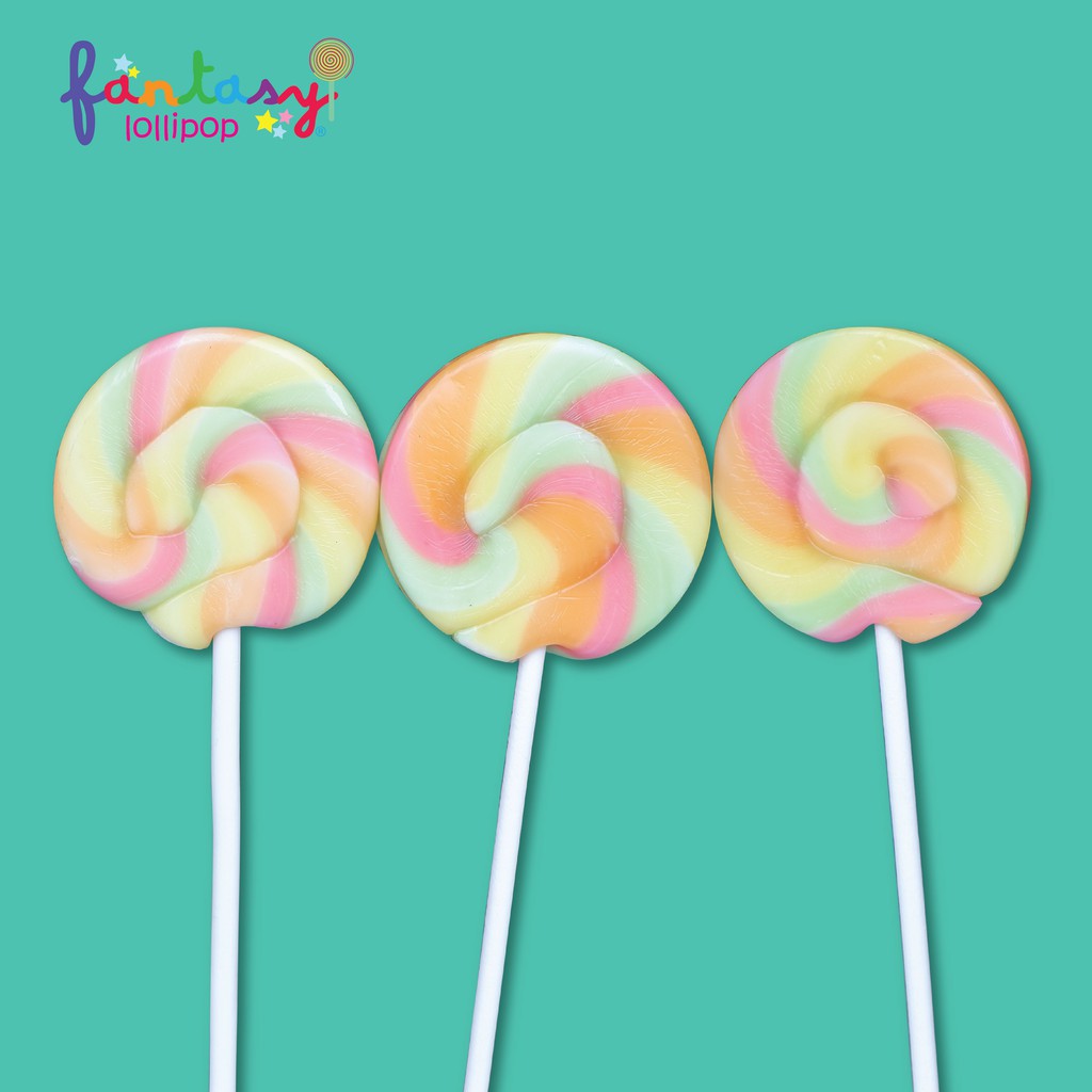 

NEW VARIAN Fantasy Lollipop Bundar 18gr -FruitSaladMilk