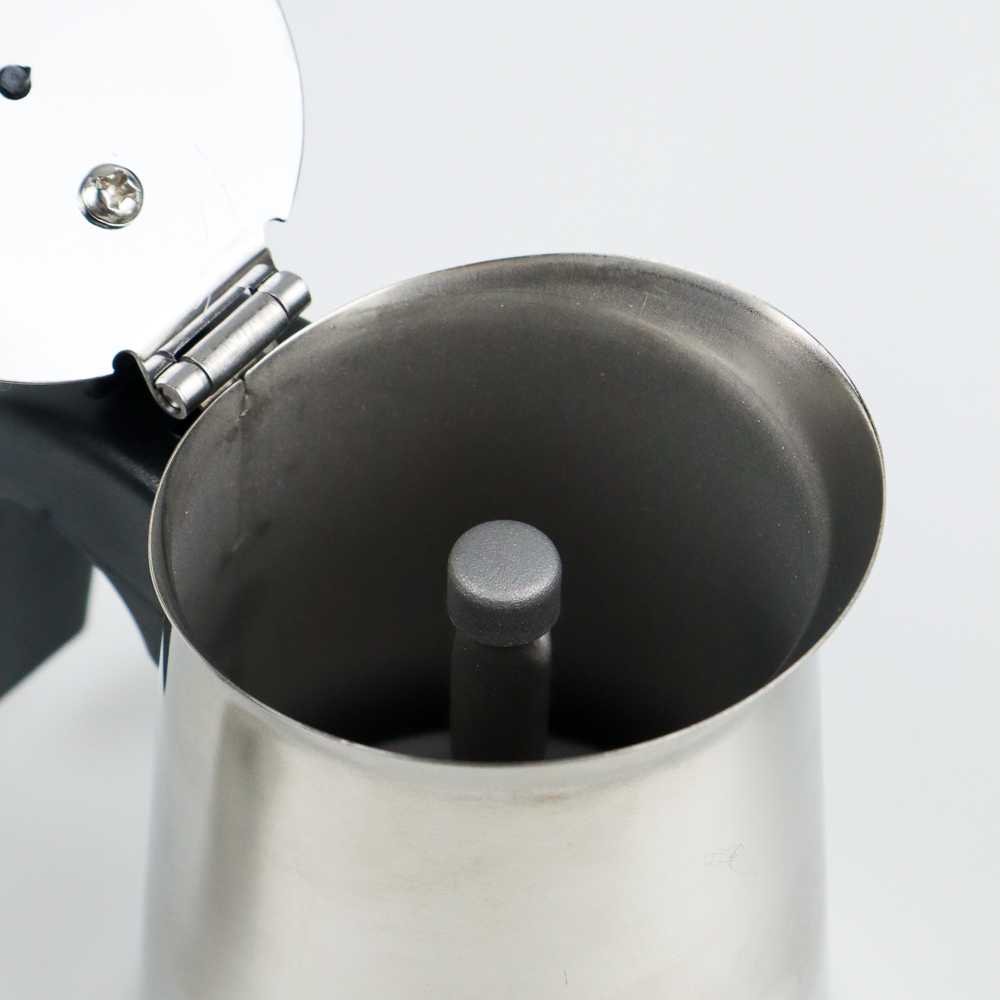 Moka Pot Expresso Espresso Coffee Maker Stainless 2 4 6 9 Cup Teko Stovetop Filter Pembuat Kopi