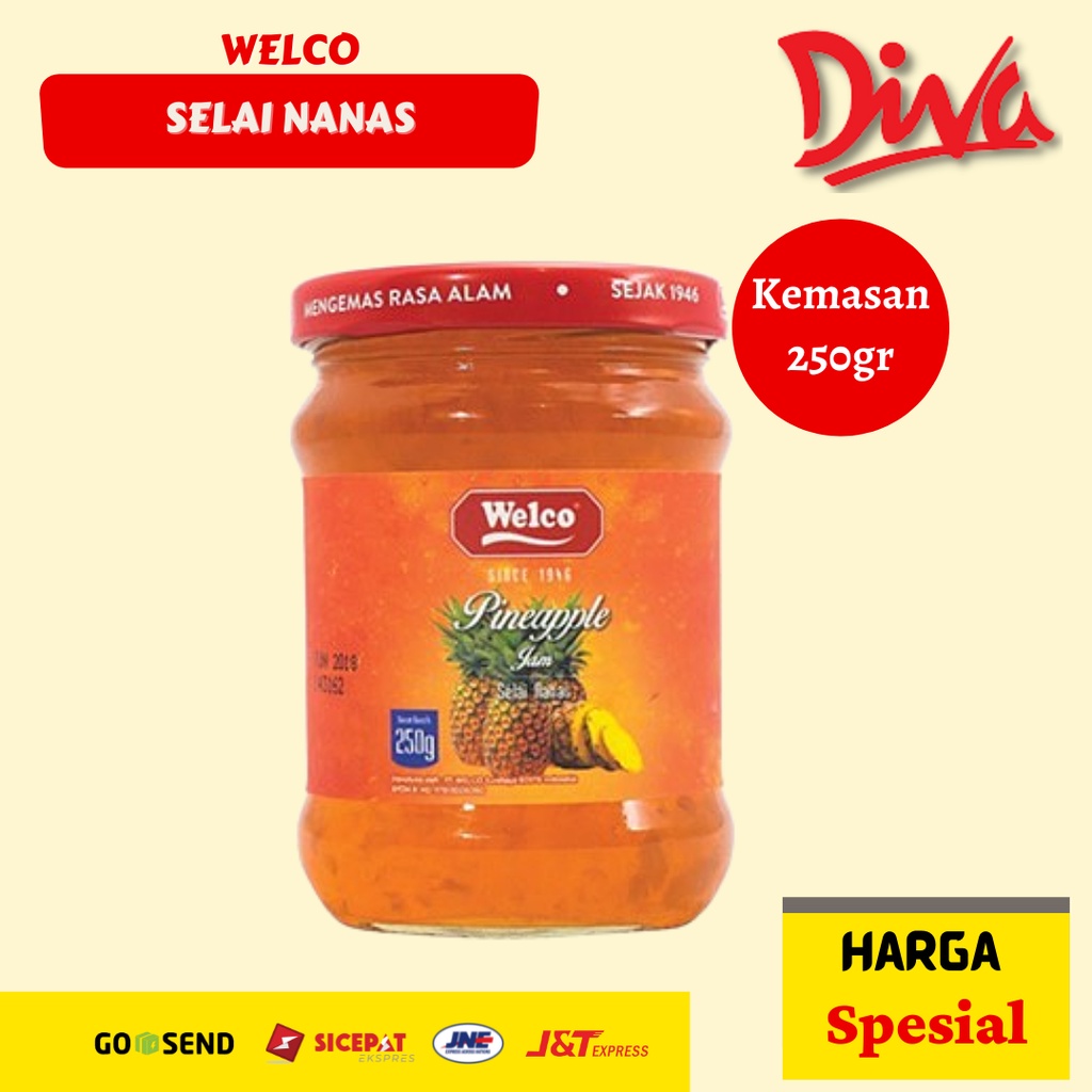 

[250gr] Welco Selai Nanas | Pinneaple Jam