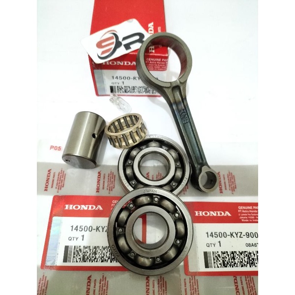 SETANG SEHER KOMPLIT (KYZ) HONDA ORIGINAL SUPRA X 125 HELMIN KELENGKAPAN PRODUK BERING SEPASANG 63/22_63/22