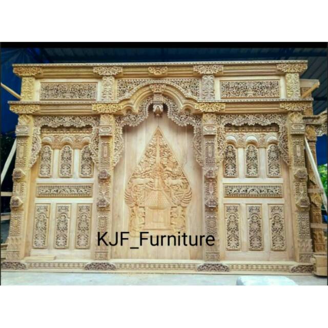 Gebyok antiq Jepara pintu gebyok Jepara