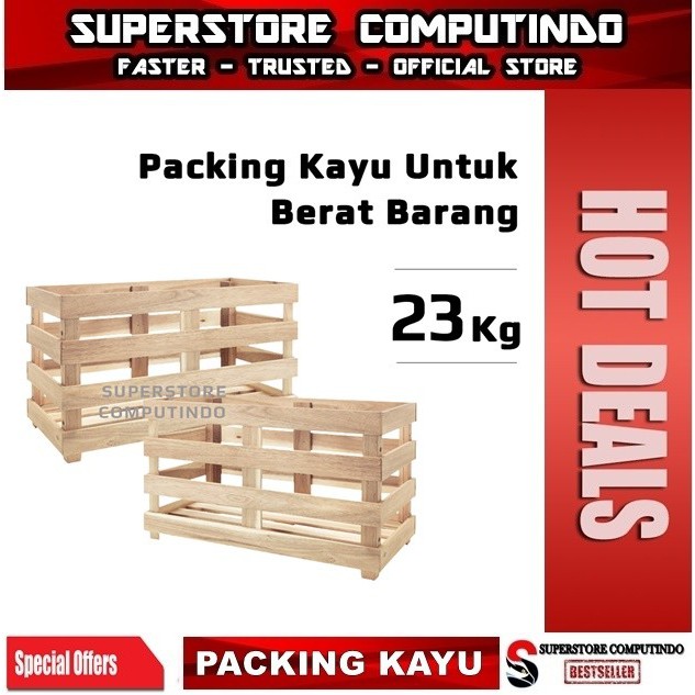 Packing Kayu untuk Berat Barang 23 KG