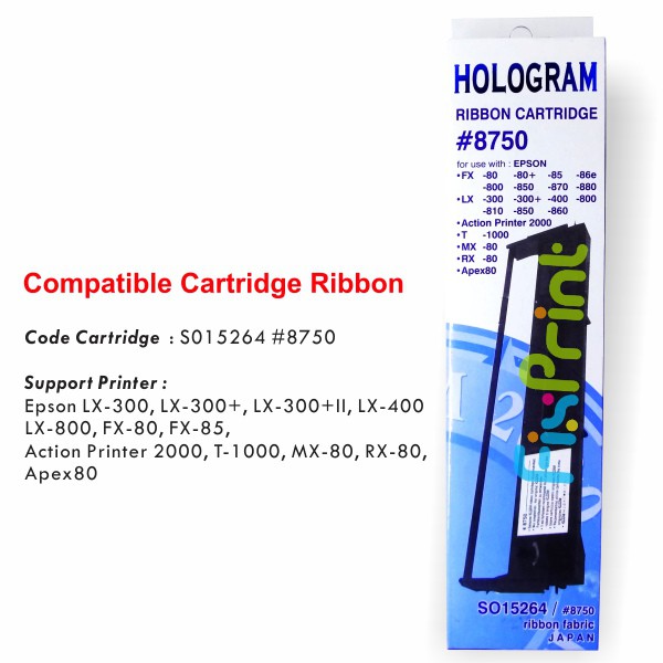 Ribbon Cartridge Compatible Epson LX300 LX-300 LX300+ LX-300+II LX800 FX80 FX85 Action Printer 2000