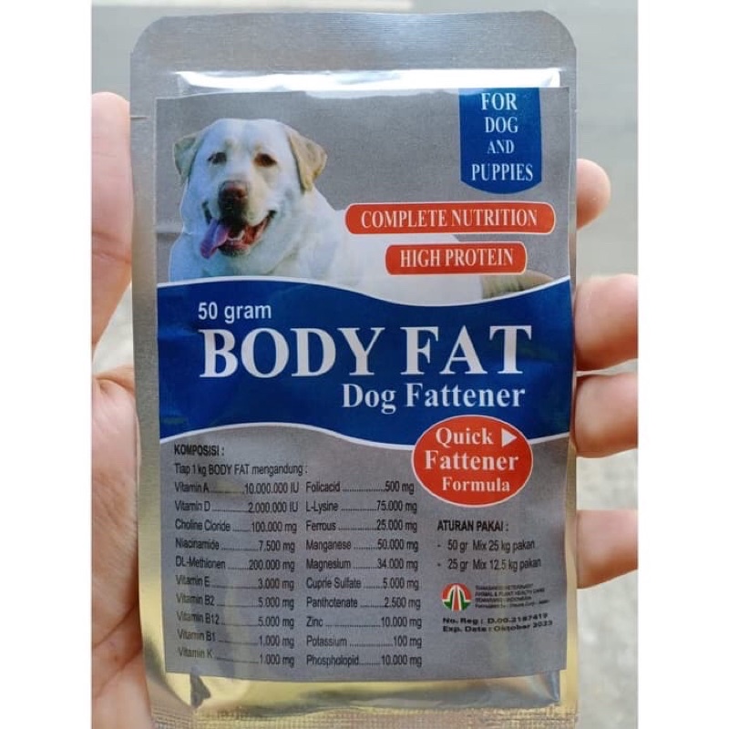 Body fat dog - body fat dog fattener 50 gram