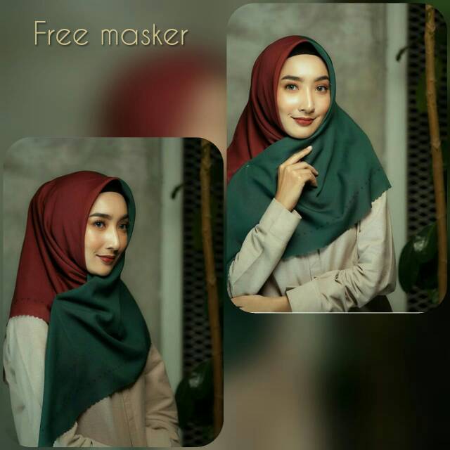 Jilbab Voal Motif - Printing Hijab Motif CL10
