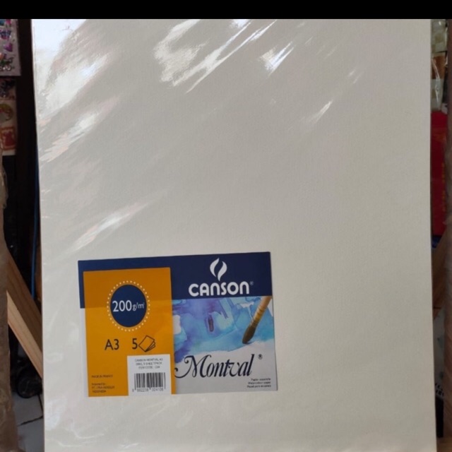 

Water color paper montval canson isi 5 lembar a3 gramasi 220 sgm water color paer ukuran A3