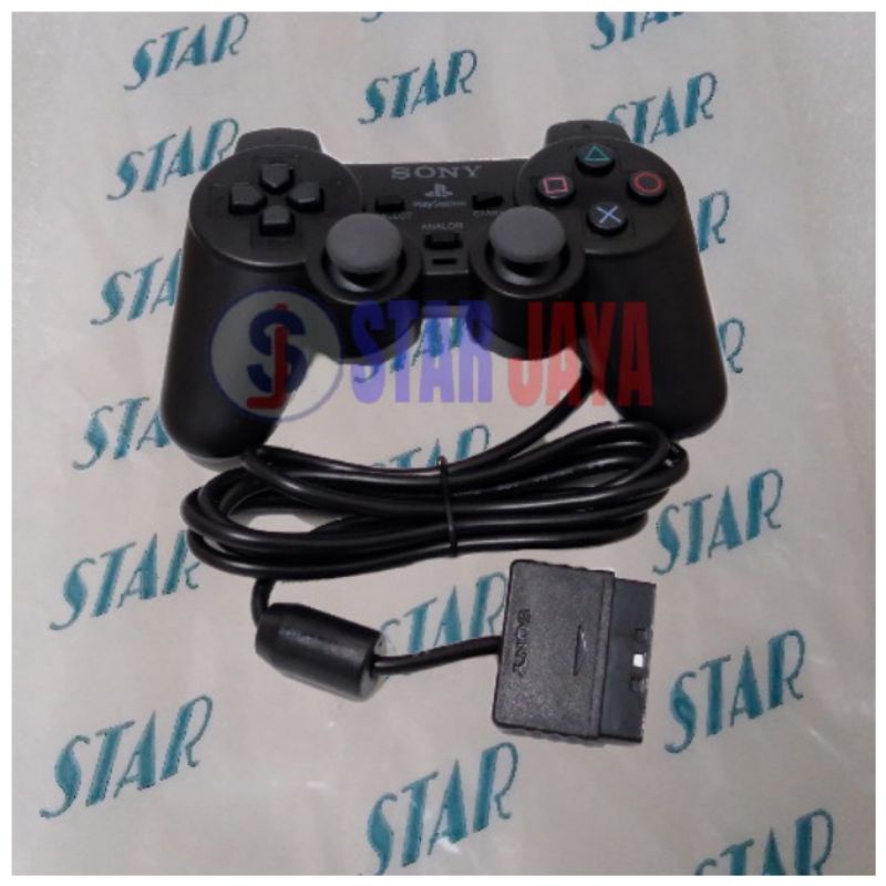 Stik PS2 Playstation 2 Getar Stik Standard PS2, Stik Warna Kabel Ori PS2, Stik OP PS2 Ori Pabrik PS2