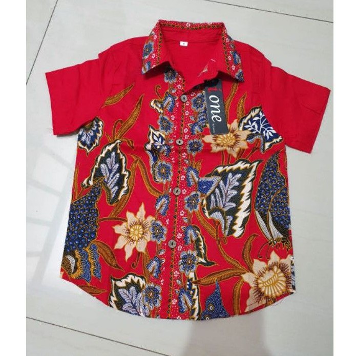 KEMEJA ANAK - DRES ANAK 009 ACI RED