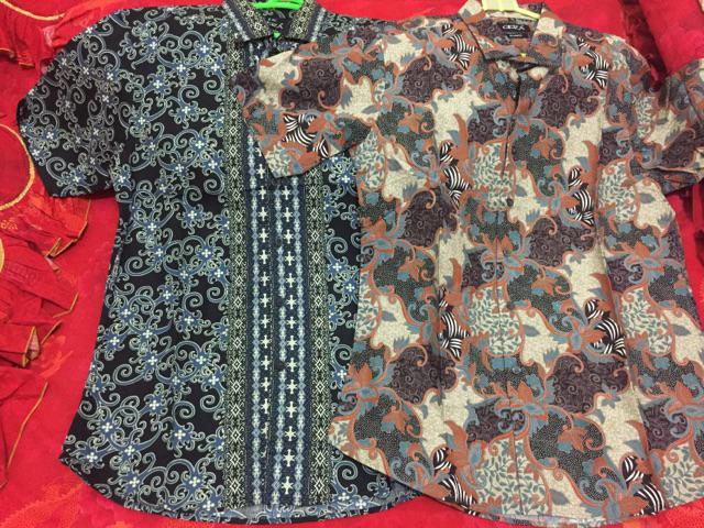 Odza Kemeja Batik Slimfit Modern Kekinian Keren / Terlaris / Motif Super Star Membahana/ Nyaman