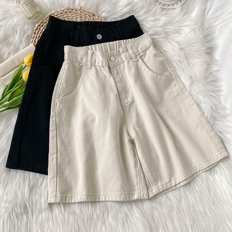 Jeans Women New Arrival 2023 ||Hot Pants High Waist Jeans ||Wanita Celana Pendek Jeans Wanita Korea Hot Pants