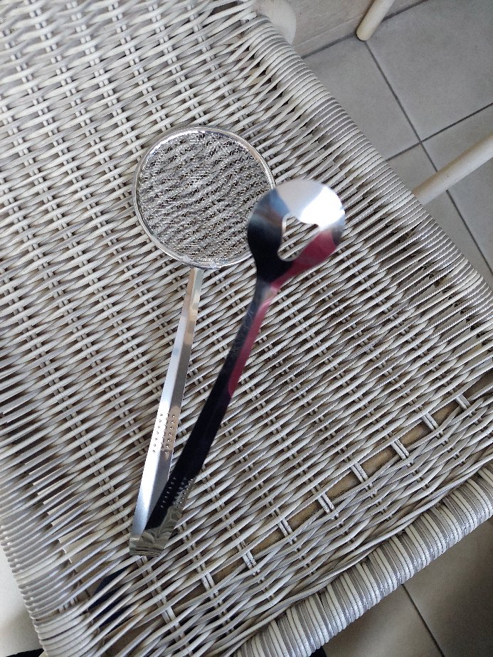 Spatula Goreng Spatula Jepit Dan Peniris Minyak Penjepit Gorengan Peralatan Dapur Masak