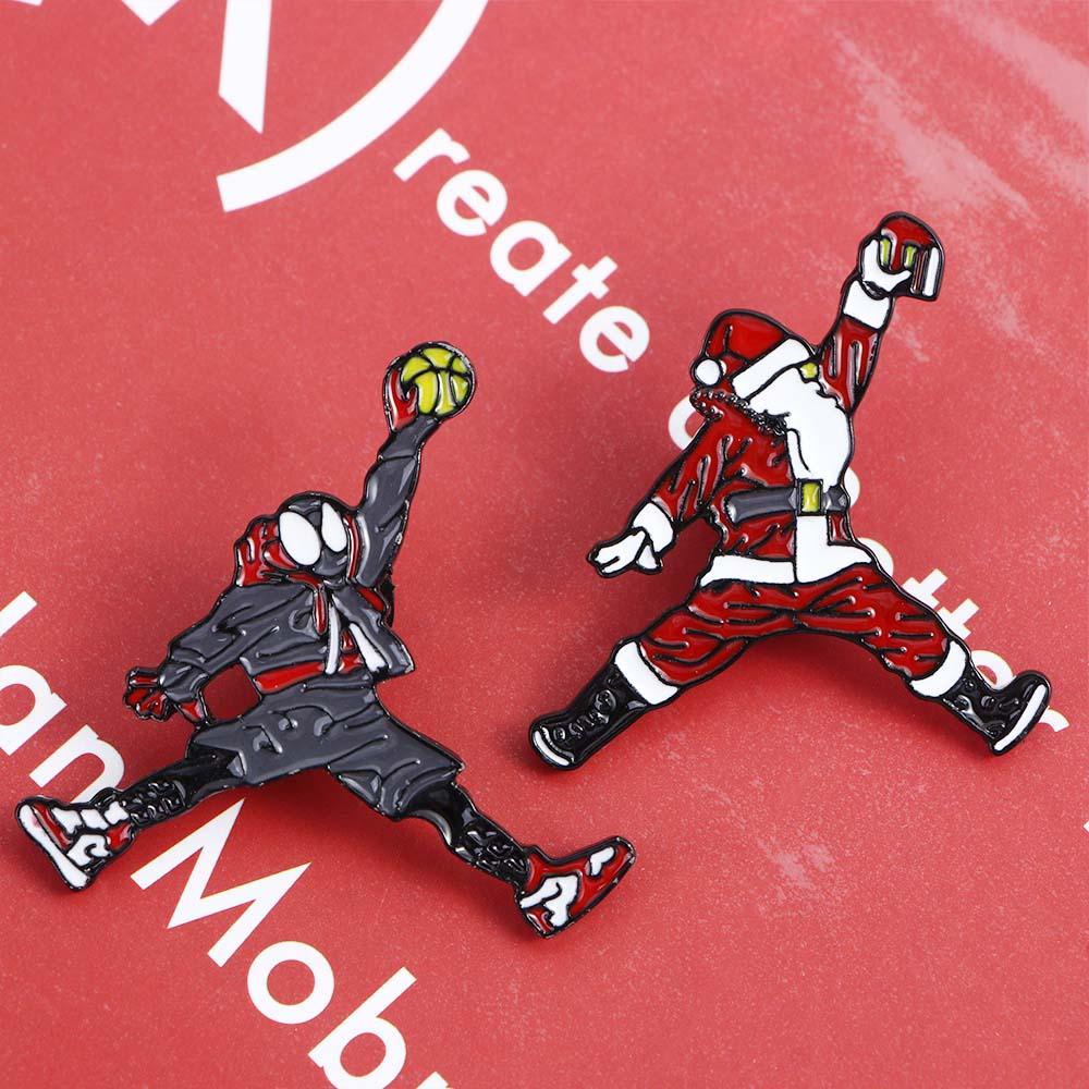 [Elegan] Lucu Bros Lucu Kartun Aksesoris Perhiasan Kerah Bros Spider Travel Commemorative Enamel Pin