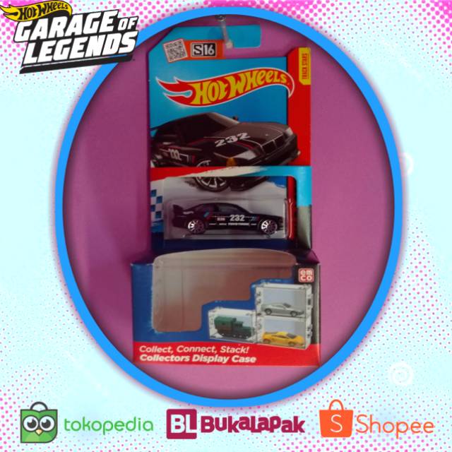 Hot Wheels BMW M3 + BOX AKRILIK HOT WHEELS