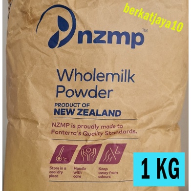 Susu Bubuk 1 KG FULL CREAM NZMP ANCHOR Wholemilk Powder