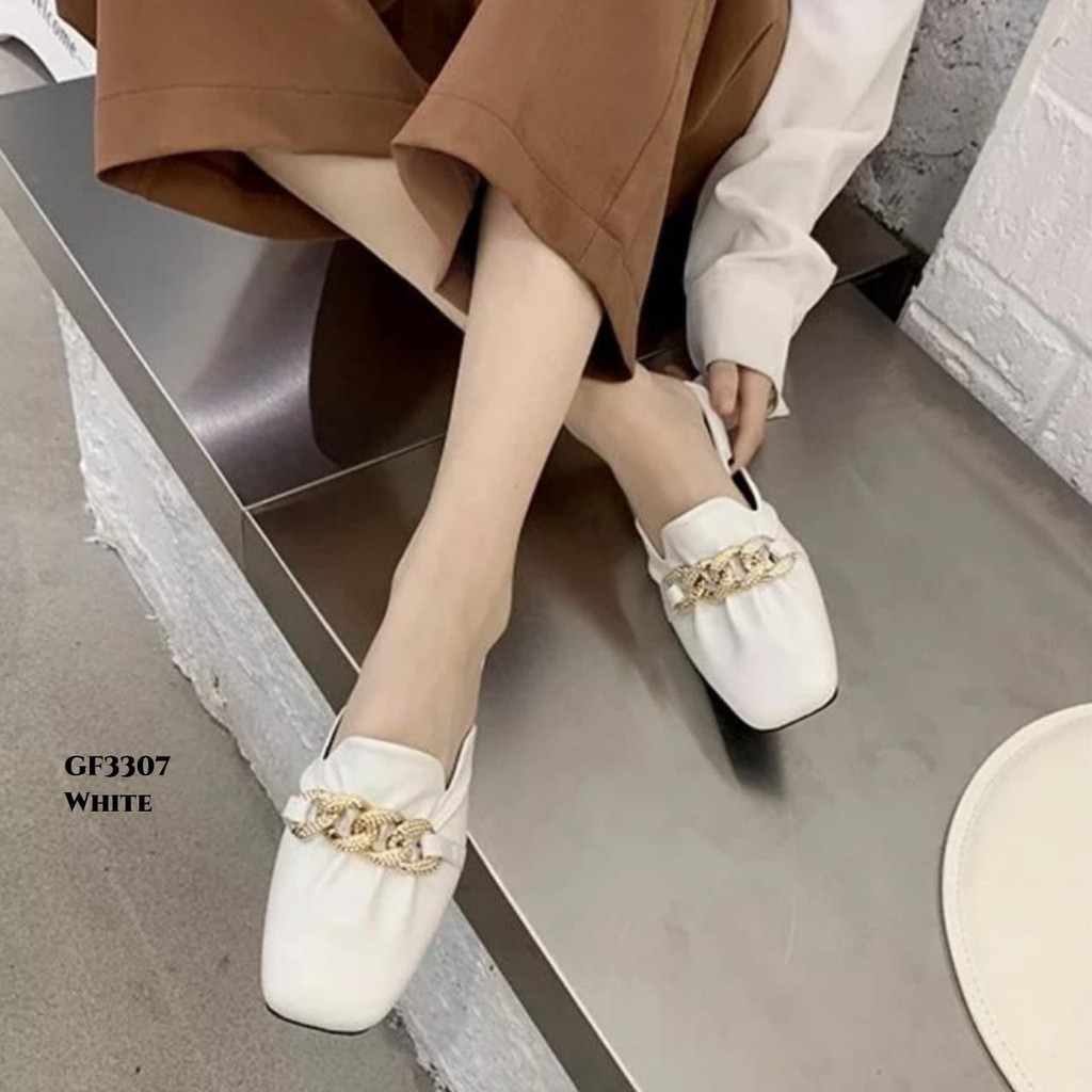 PRF Restock Mules Slip On Wanita With Zhibo GF3307