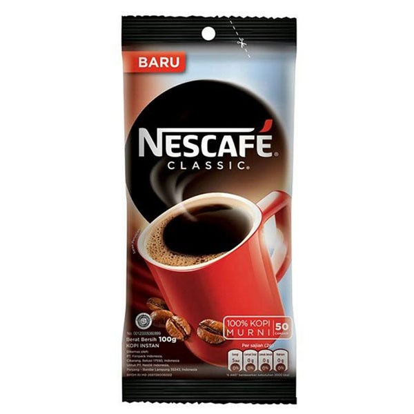 

Nescafe Coffee Classic Bag 50 Gr