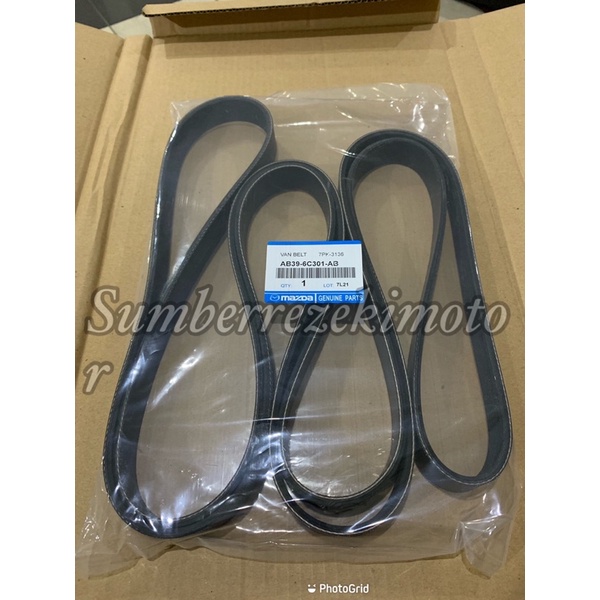 Drive belt fan belt fanbelt V-belt tali kipas ford ranger 2.2 2.200cc mazda BT50 pro 2.2 7PK 3136 P&