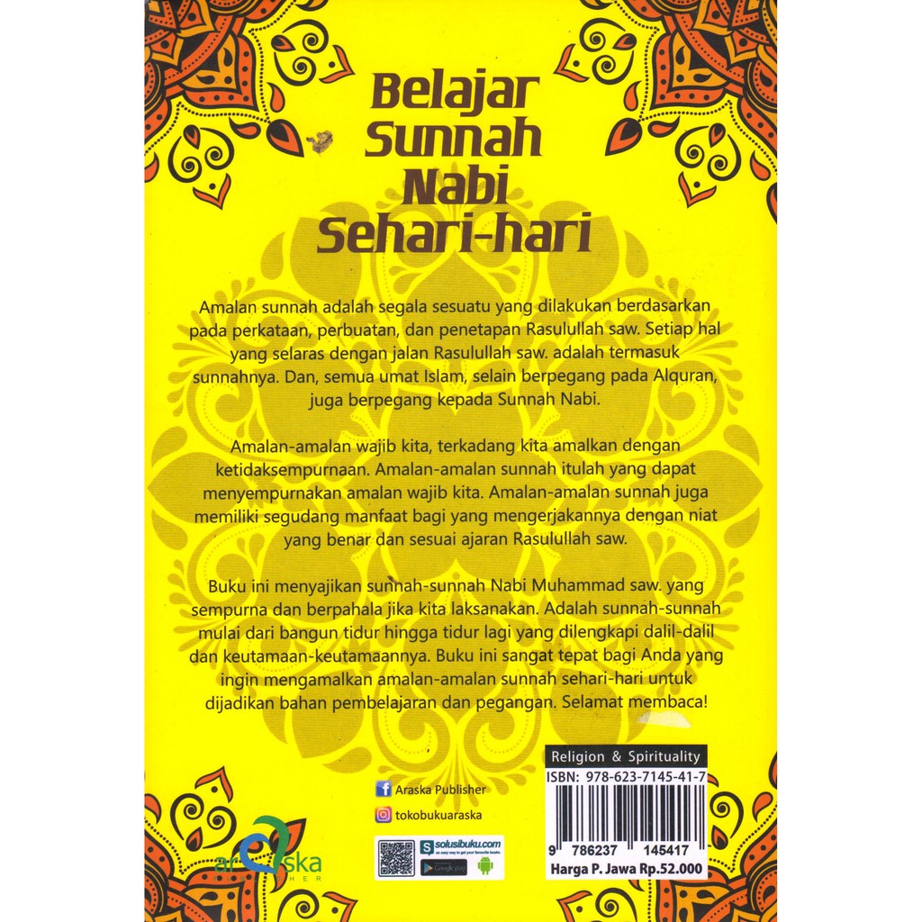 Belajar Sunnah Nabi Sehari Hari 24 Jam Penuh Keajaiban Dengan Amalan Amalan Sunnah Shopee Indonesia