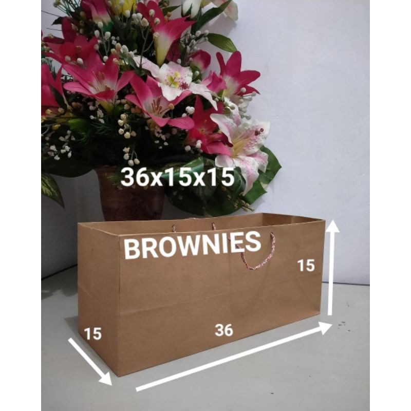 

Paperbag bahan Kraft coklat 150 GSM