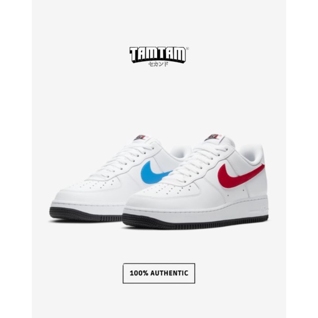 NIKE AIR FORCE 1 WHITE UNIVERSITY RED SAIL