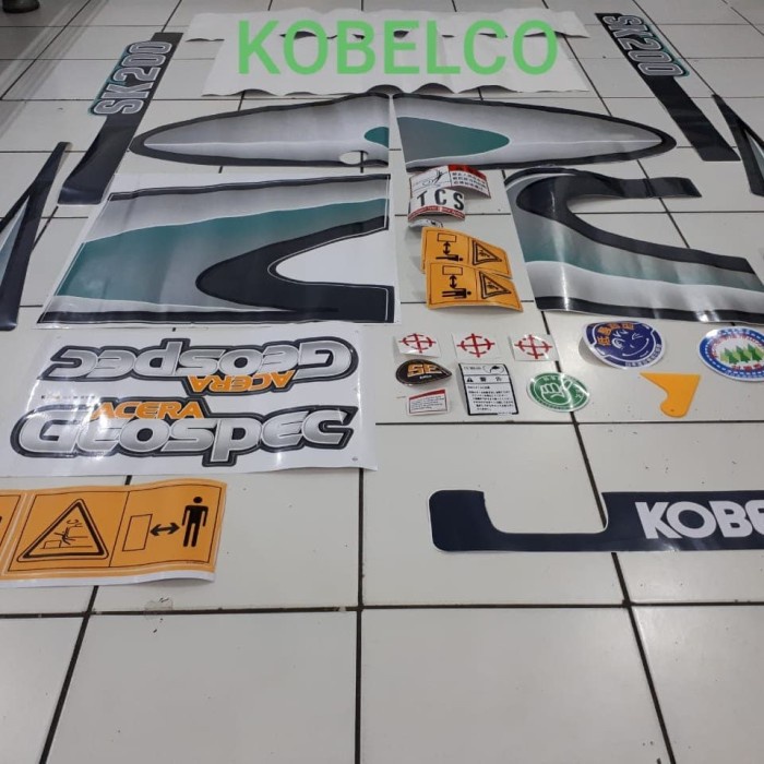 Sticker Kobelco Sk 200-8, Sk200-7