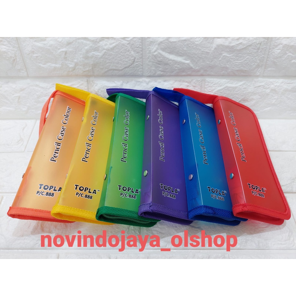 

PENSIL CASE TOPLA 888 WARNA TERMURAH ECER 1PCS