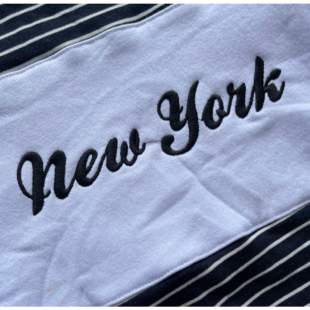 Jaket Sweater Sweater NY STRIPED – Fashion Trendy Casual Unisex Good Brand Quality 99% Realpict
