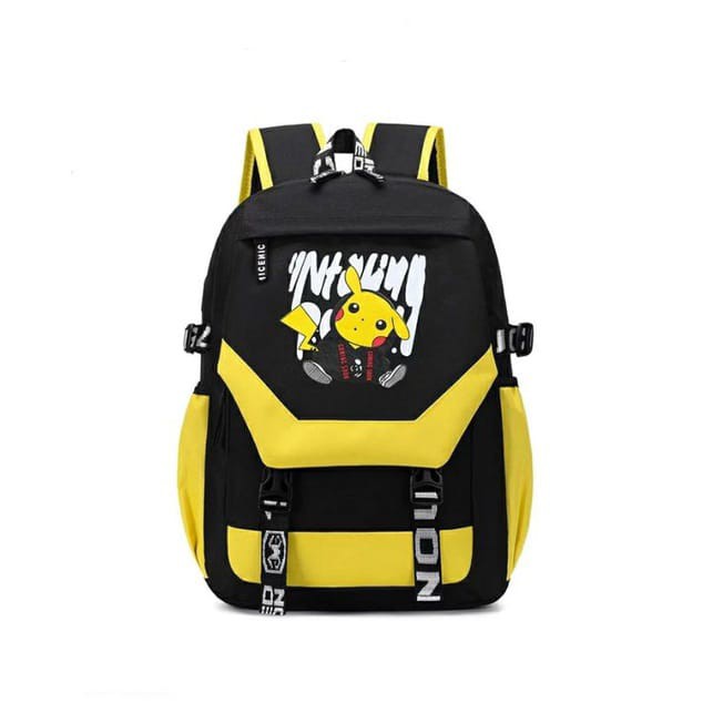 FULLSET TAS SEKOLAH ANIME / SCHOOL BAG / ANIME BAG / IOZO / OTAKU BAG / TAS PIKACHU