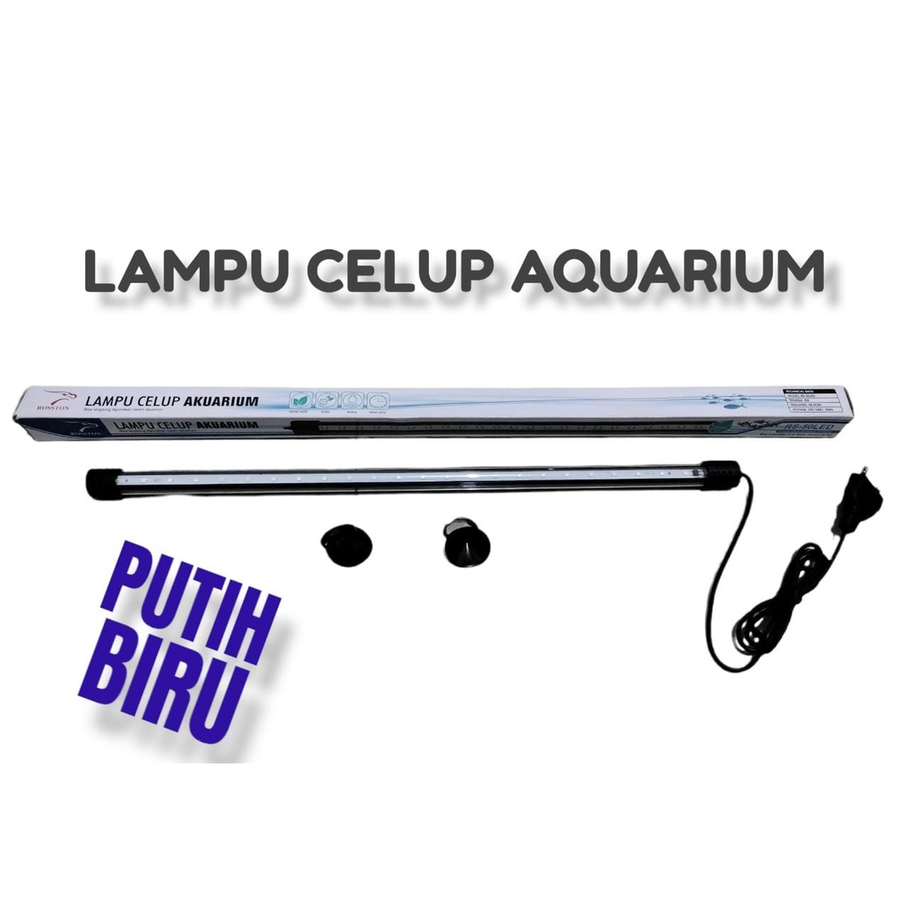 LAMPU CELUP LED AQUARIUM AQUASCAPE 20/30/40/50/60/80cm LAMPU LED AQUARIUM AQUASCAPE