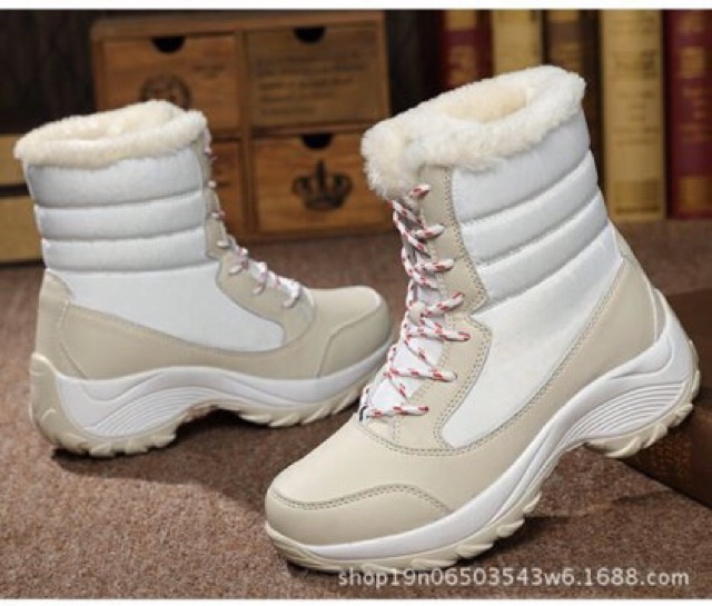 IMPORT Boots Ankle Waterproof Anti air salju Sepatu Boots Winter Import Bulu Parka Ankle