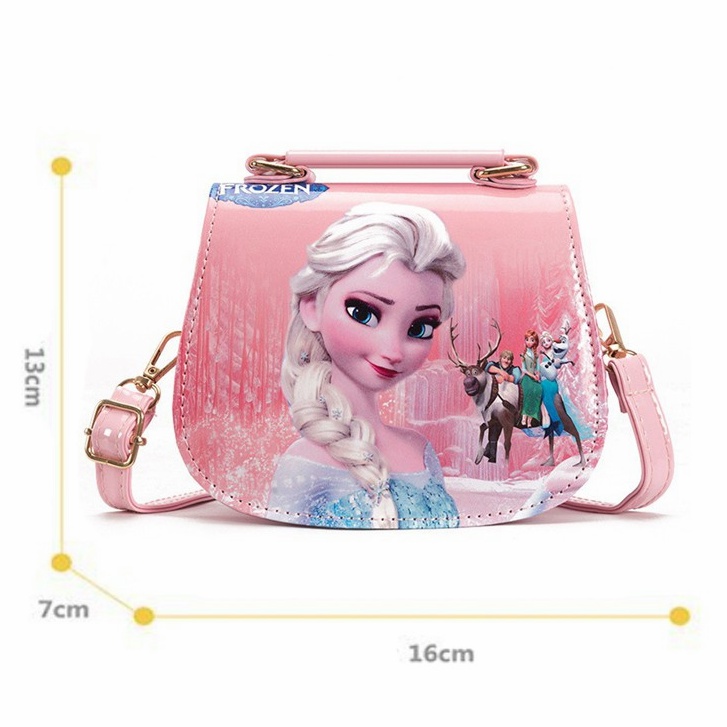 2023 NEW DISNEY PRINCESS ELSA ANNA TAS BAHU KASUAL ANAK TAS SELEMPANG ANAK PEREMPUAN HADIAH ULANG TAHUN ANAK