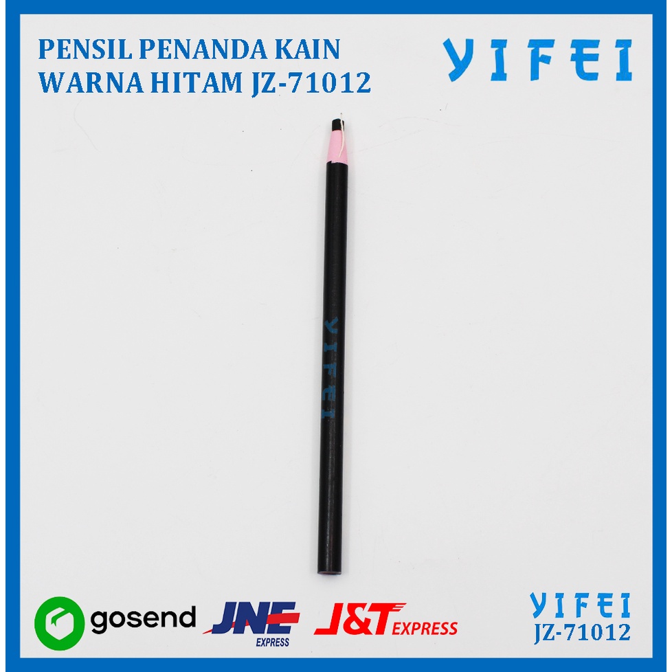 PENSIL PENANDA KAIN WARNA HITAM/ WATER ERASABLE PENCIL YIFEI-71012