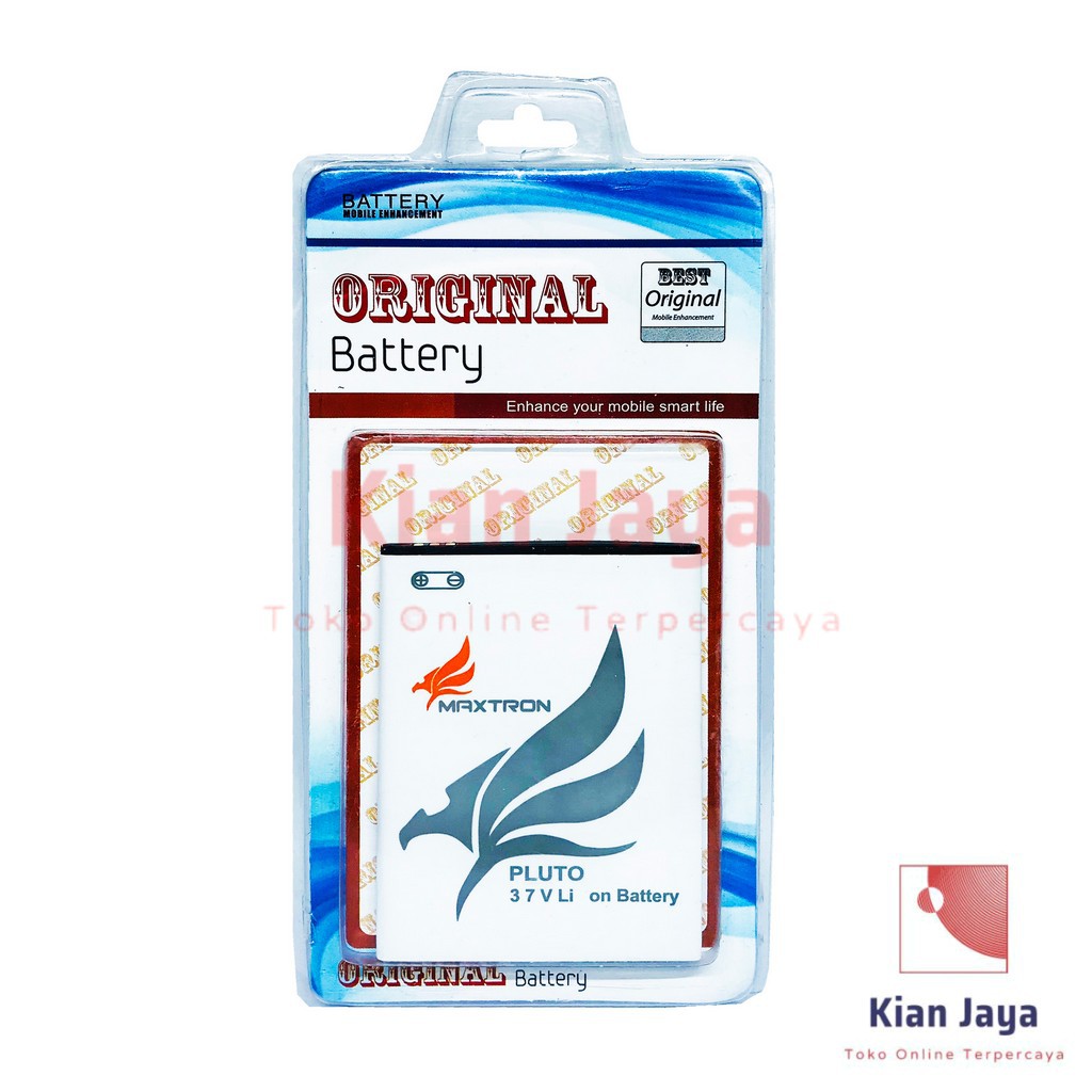 Baterai Hp Maxtron Pluto Original OEM Batrai Batre Battery