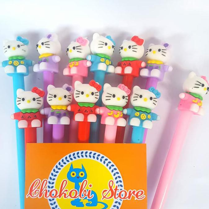 

Promo Pulpen Gel Hitam Imut Karakter Pen Hello Kitty Spesial Edition