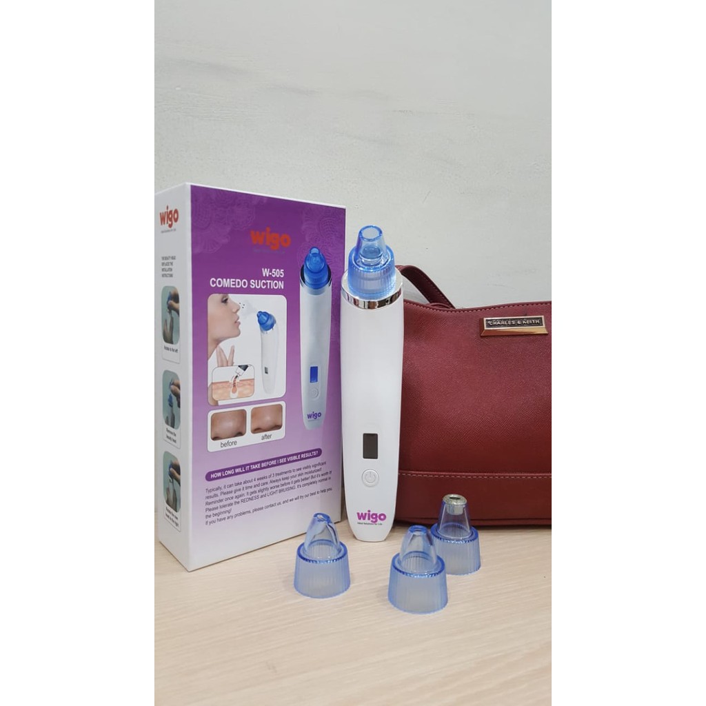 Wigo Alat Penyedot Komedo dan Sedot Jerawat Elektrik W-505 Vacuum Acne