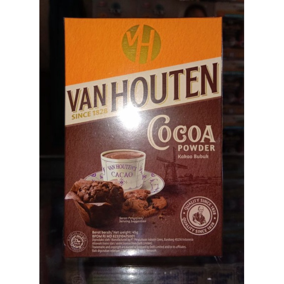 

COCOA POWDER VAN HOUTEN COKLAT BUBUK 45g