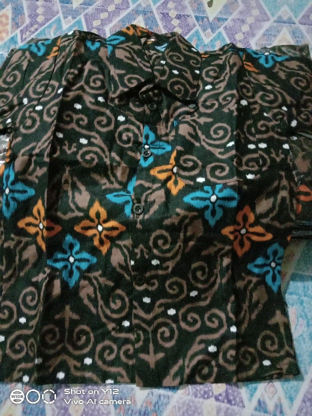 Batik Anak Murah Baju Kemeja Batik Anak Cowok Laki-laki Umur 1 2 3 Tahun Hem Batik Anak Btank101