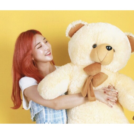 Boneka teddy bear jumbo import quality 1 meter