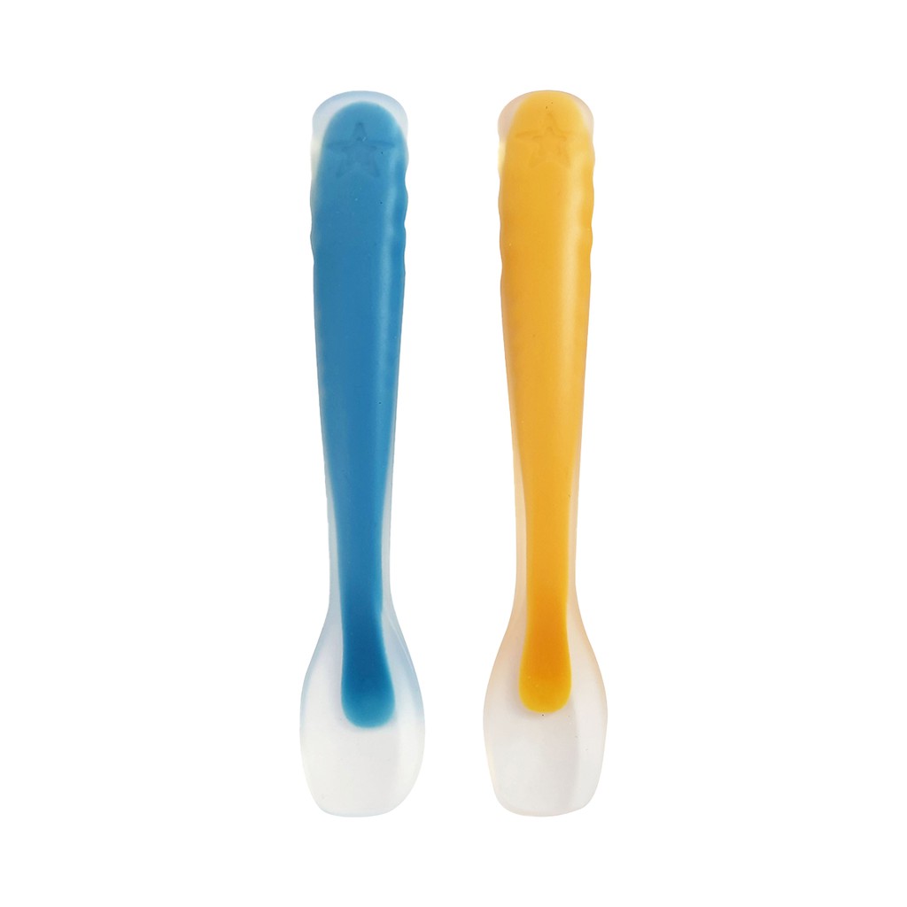 Little Giant Silicone Spoon For Food Sendok Silikon Bayi 1PK LG1128