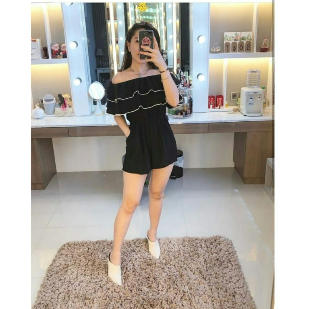 Jumpsuit Pendek Jumpsuit Korea JUMPSUIT ACTIA