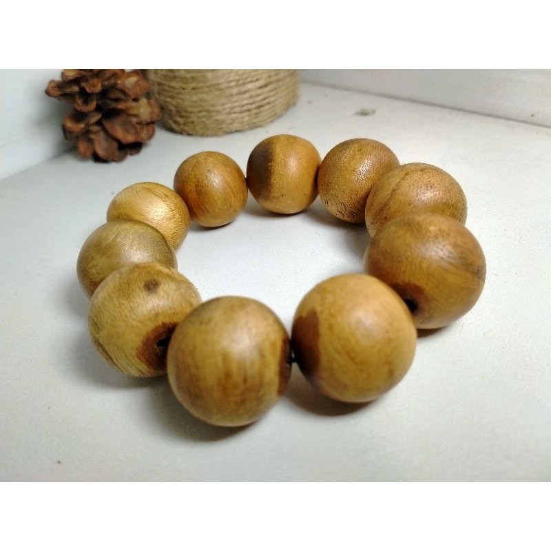 Gelang kayu Gaharu TGC Papua kayu angkaras papua 20mm