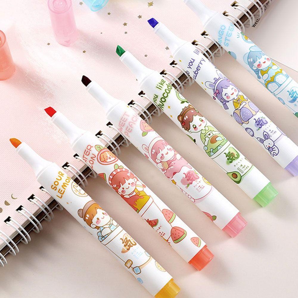 R-pen Highlighter Bentuk Bunga Untuk Sekolah / Kantor