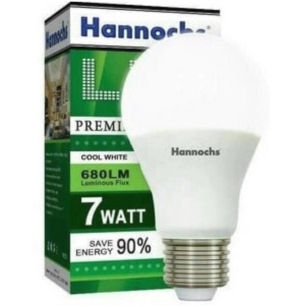 Lampu LED Hannochs Premier 7 watt - Hemat Listrik - Bergaransi