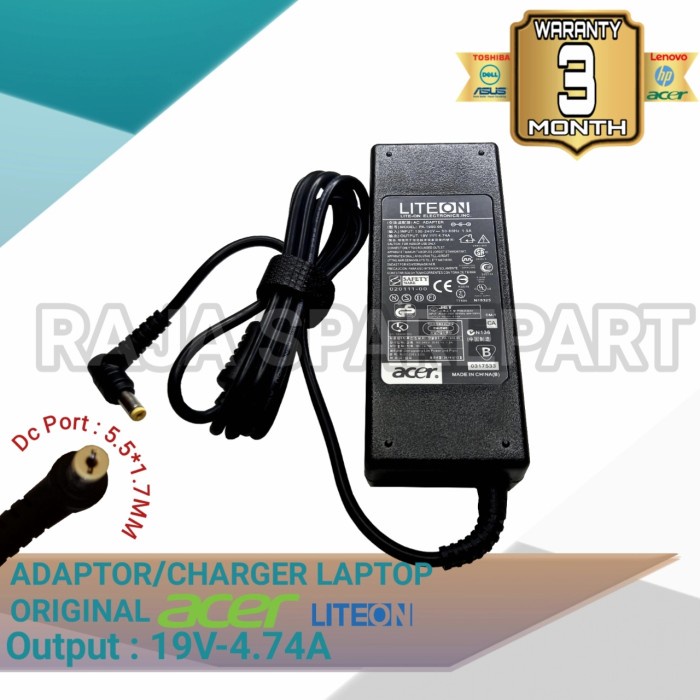murah   charger adaptor original acer aspire 5951 5951g 9816 8951 8951g 9600